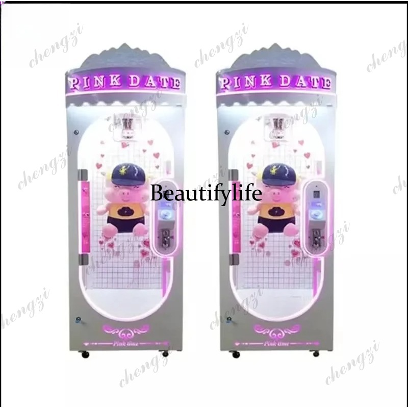 Arcade Vending & Laundry - A81 Indoor Pink Date Doll Aluminium-Schienen-Scherenautomat