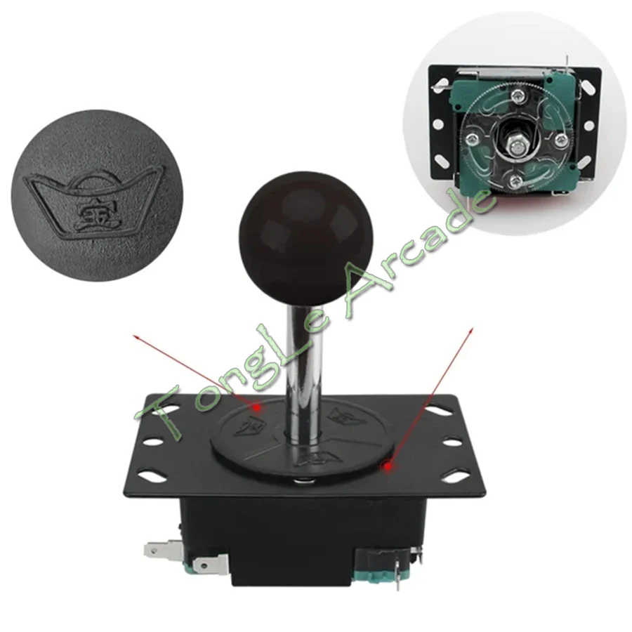 Boxing Machine Arcade - Baolian Joystick 8-Wege-Kugelgriff-Bedienelement für Coin-Pandora-Spiele, Retro