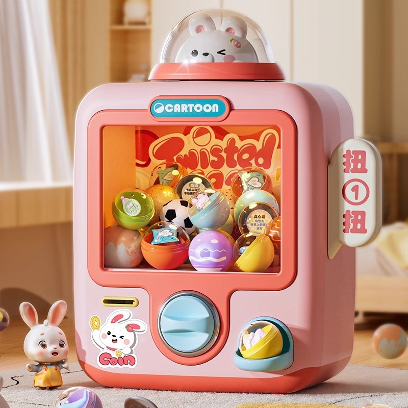 Arcade Vending & Laundry - Elektronisches Dinosaurier-Arcade-Klauenmaschinenspiel, Mini-Verkaufsklauenmaschine für Kinder, Preisspender-Spiel,