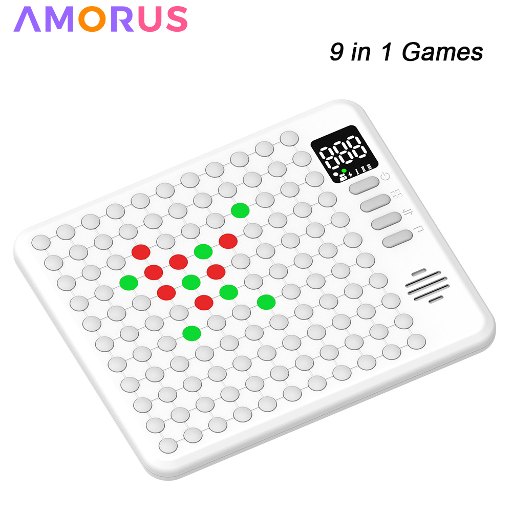 Whack A Mole Arcade - 9-in-1-Multifunktions-Smart-Brettspiel, elektronisches Schach, Backgammon, Go, Tic-Tac-Toe,