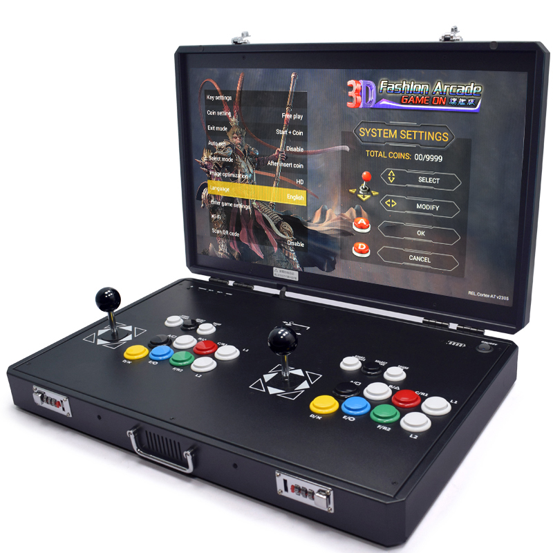 Boxing Machine Arcade - Pandora h3 24-Zoll-LCD-Arcade-Konsole, Spiele, 2-Spieler-Platine, Retro-Video,