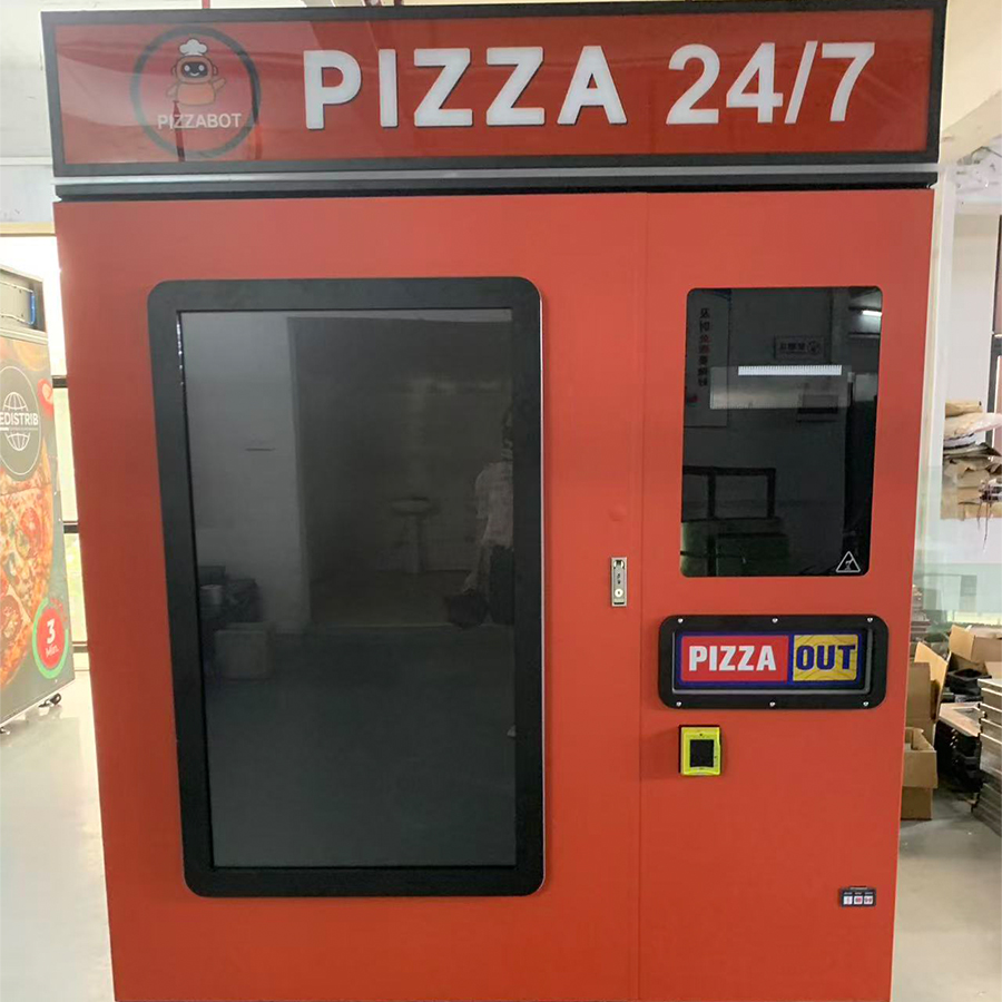 Commercial Vending Machine - Maßgeschneiderte Fast-Food-Pizza-Verkaufsautomaten Marken-Verkaufsautomaten zum Verkauf in