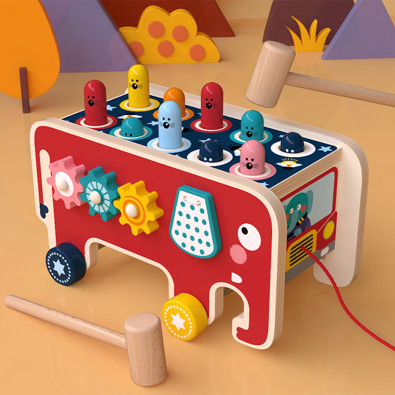 Whack A Mole Arcade - BabyToys bebe Kleinkind Kinder Holz Spaß