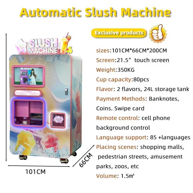 Einstellbare Slushie-Verkaufsm – Slushie Machine Vending Bewertung und Preis