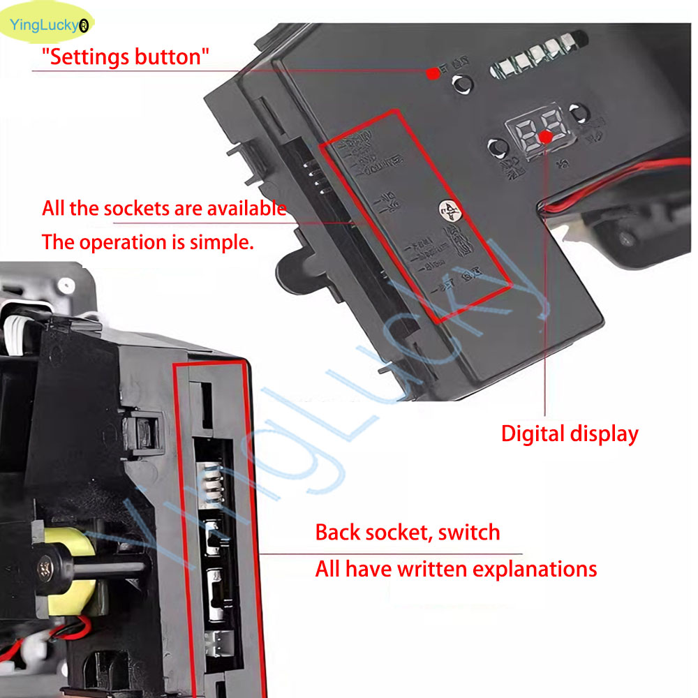 Bunter LED Multi Coin Acceptor – Coin Acceptor Selector Bewertung und Preis
