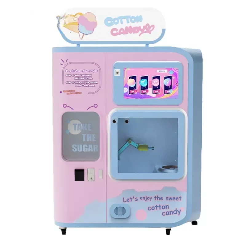 Kundenspezifische Zuckerwattem – Commercial Vending Machine Bewertung und Preis