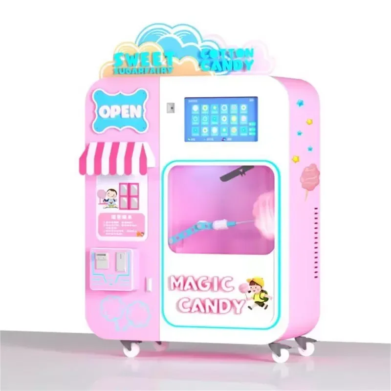 Kundenspezifische Zuckerwattem – Commercial Vending Machine Bewertung und Preis