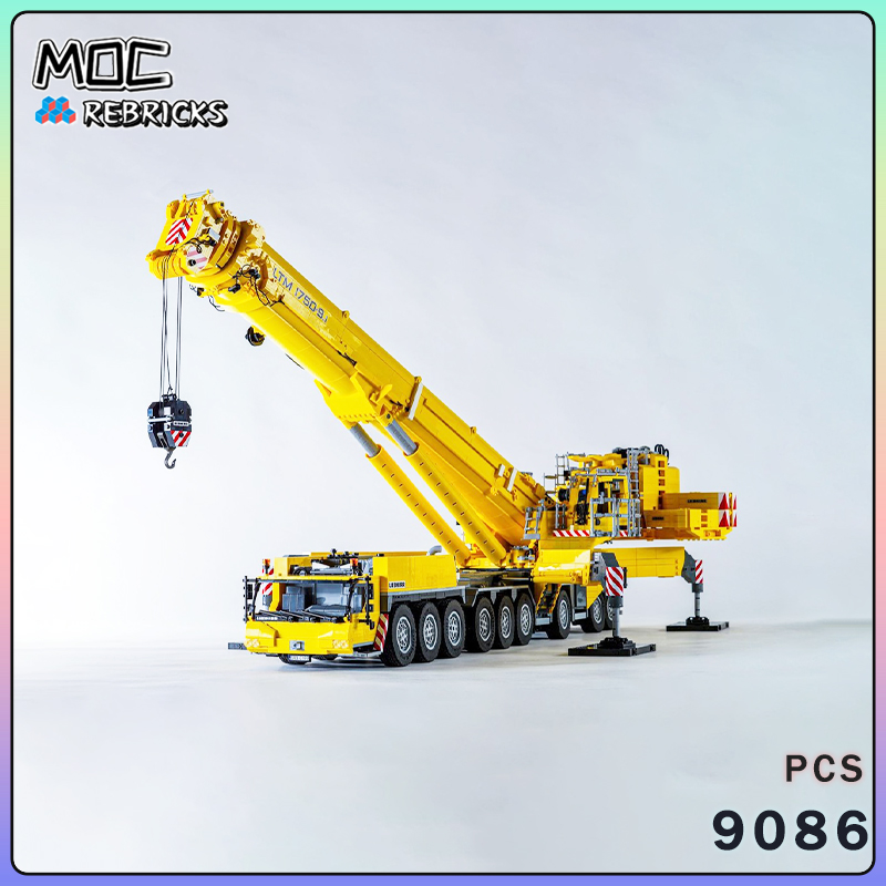 Stadt Serie MOC Ziegel 1750-9, – Claw Crane Machine Bewertung und Preis