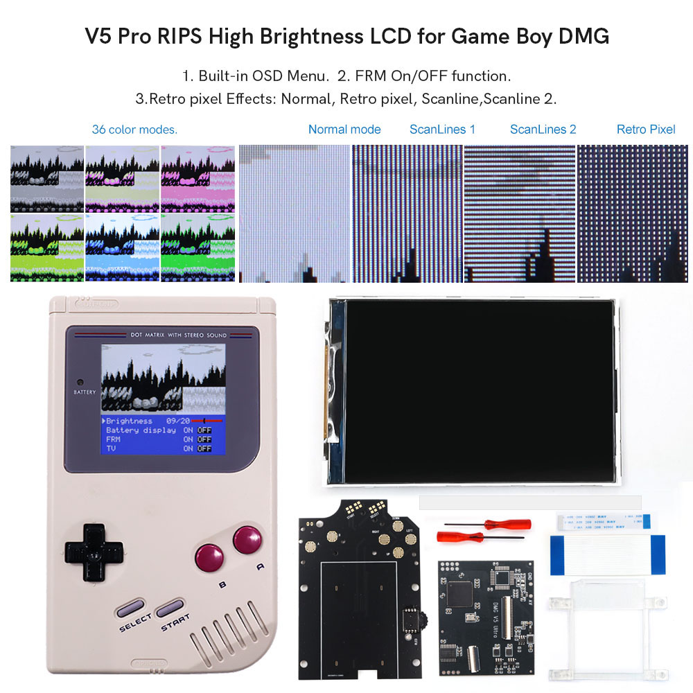 HISPEEDIDO Für GB Dmg V5 Pro 3 – Lcd Screen Arcade Bewertung und Preis