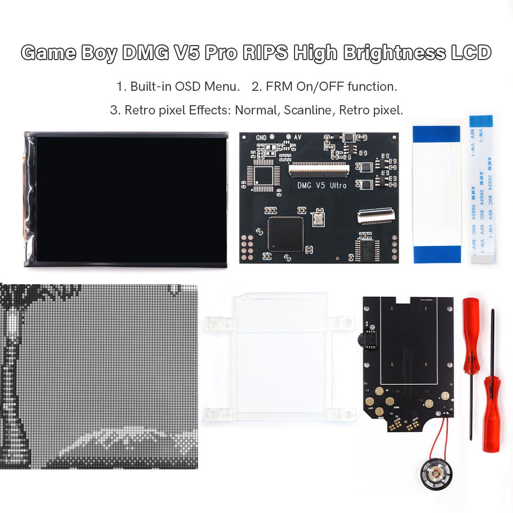 HISPEEDIDO Für GB Dmg V5 Pro 3 – Lcd Screen Arcade Bewertung und Preis