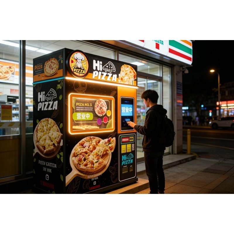 Automatischer Pizza-Verkaufsau – Commercial Vending Machine Bewertung und Preis