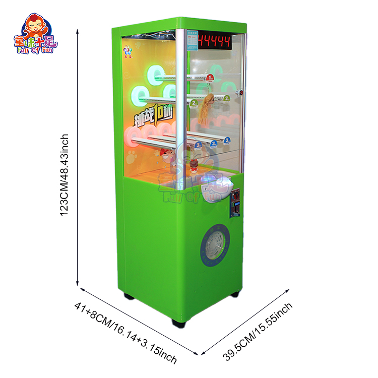 Münzbetriebener Zehn-Sekunden- – Arcade Vending Machines For Sale Bewertung und Preis