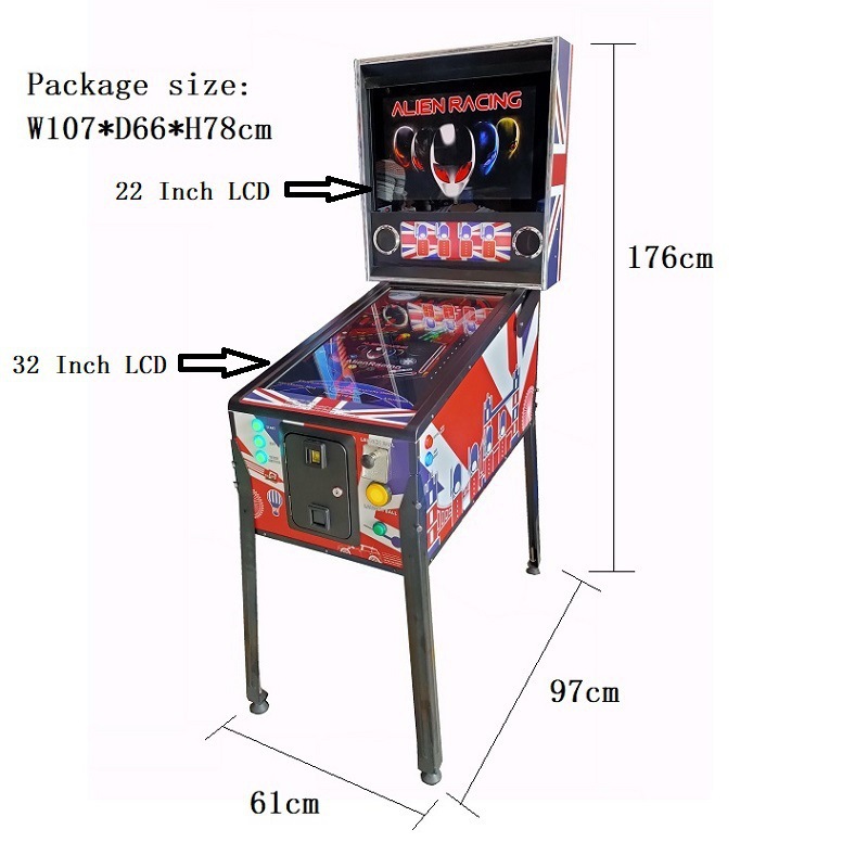 Virtuelle Pachinko-Maschine mi – Lcd Screen Arcade Bewertung und Preis